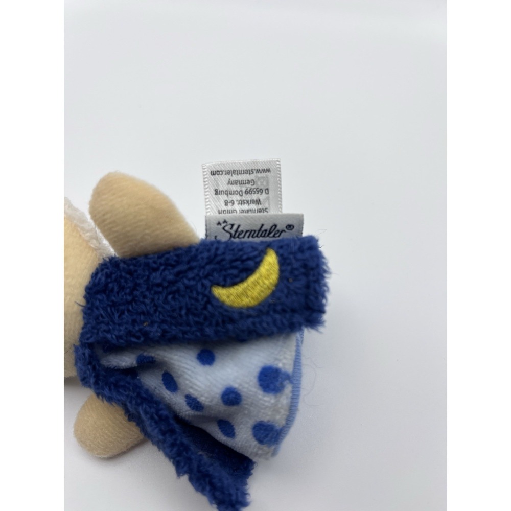 Sterntaler Wizard Finger Puppet Blue Moon & Stars Plush Storytelling Toy Germany - Picture 7 of 10